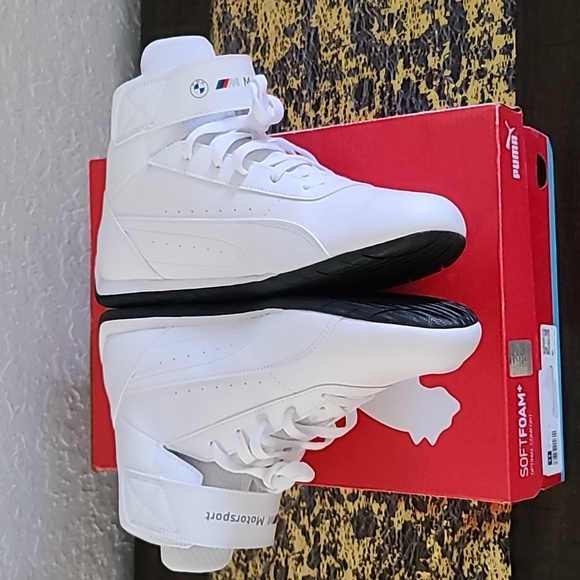 NWBT Puma MMS Neo Cat White BMW Motorsports Mids Sneakers Size: 11 - Picture 5 of 9